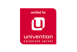 [Bitte nicht vergessen zu übersetzen in "Deutsch" :] Certified for Univention Server